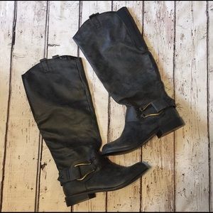 Black Xhilaration Riding Boots